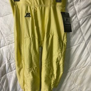 Russell Athletic Gold Youth Large Football Pants
